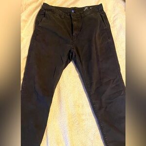 Black khaki pants